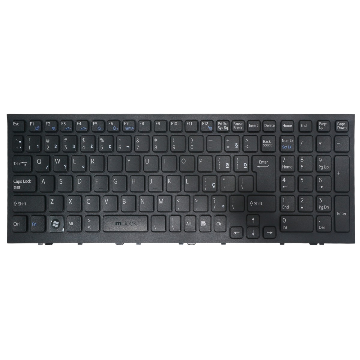 Teclado Sony Vpc-ee Vpcee Vpc-eh Vpceh V116646b 148915781, 