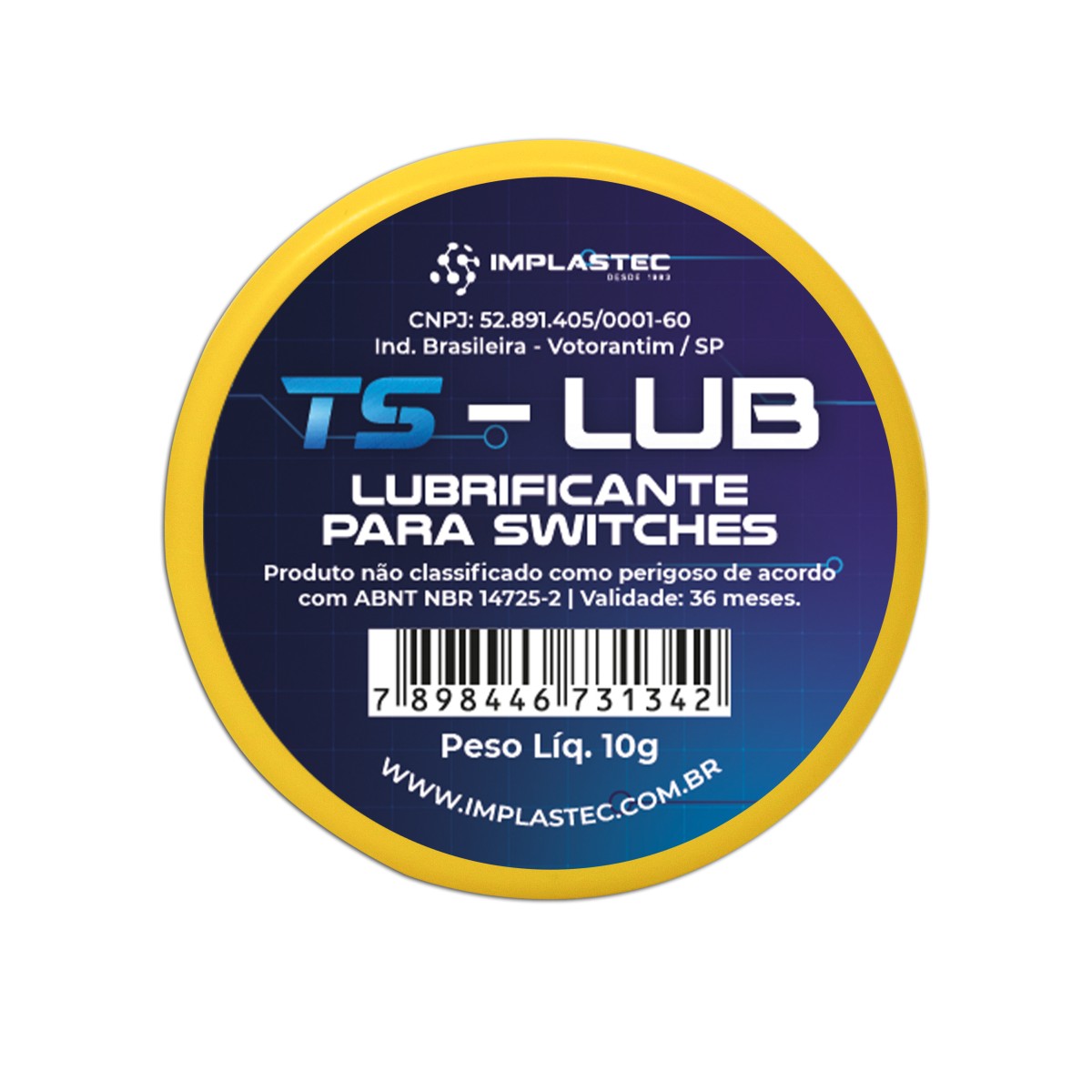 Graxa Lubrificante para Switches Implastec TS-LUB Pote 10g