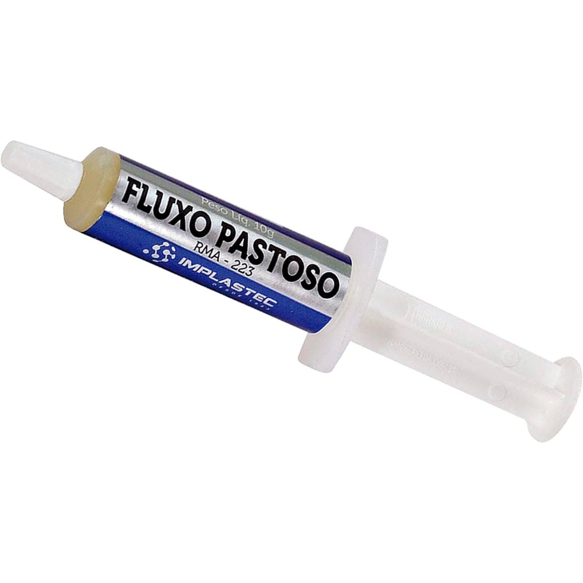 Fluxo de Solda em Pasta Implastec RMA 223 Seringa 10g