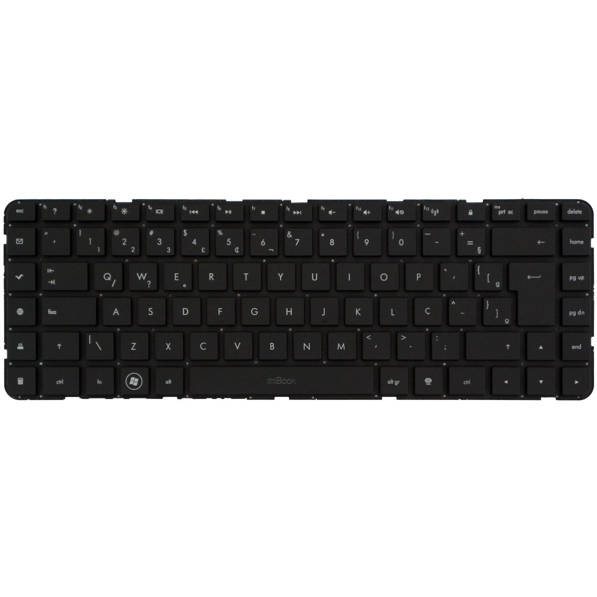 Teclado para HP Dv6-3000 Dv6-3100 606743-001 BR Sem Frame, 