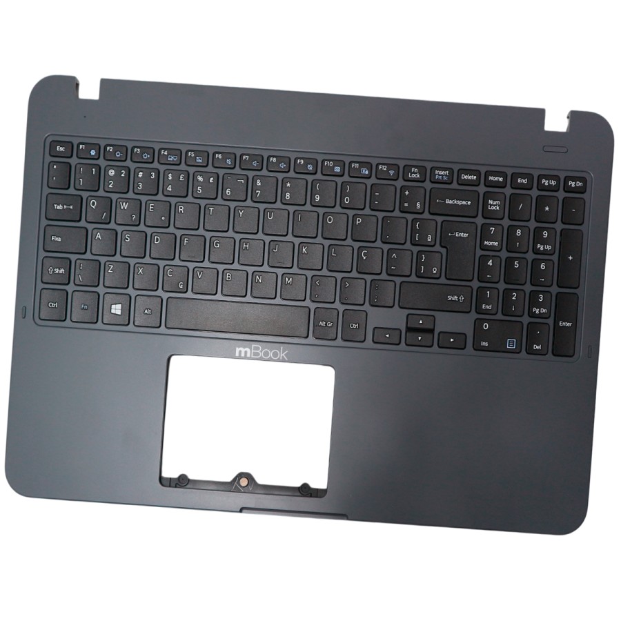 Palmrest Para Samsung Essentials Np350xaa-kf1br Cinza