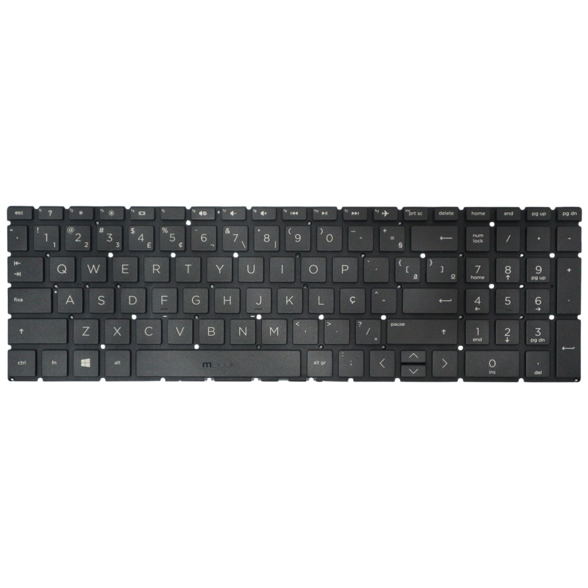 Teclado HP Pavilion 17-BY1972CL 15-DB0064NR 17-BY2075CL BR Ç, 