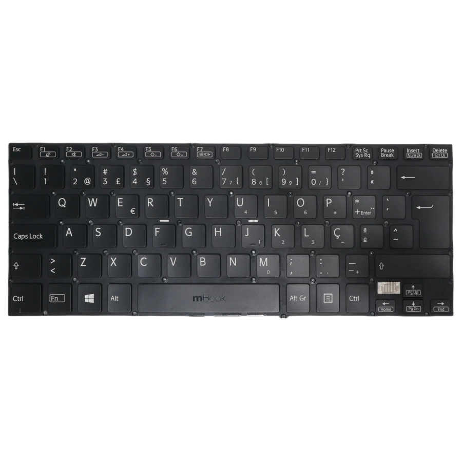 Teclado para Sony 149238391pt Layout PO com Leds