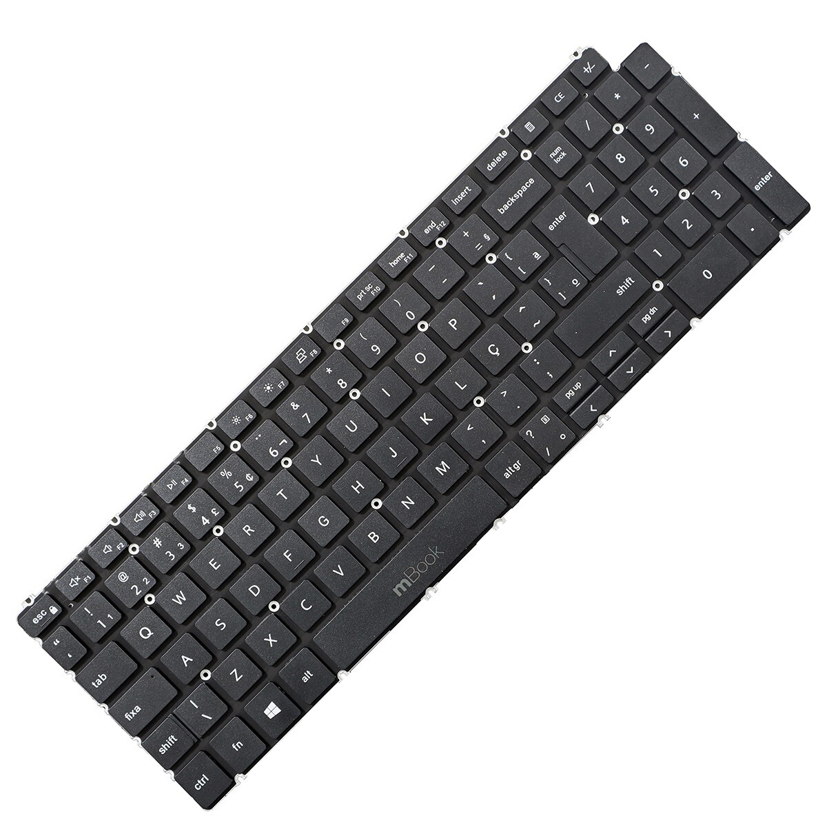 Teclado para Dell vostro 3501, vostro 3500 BR sem LED, 