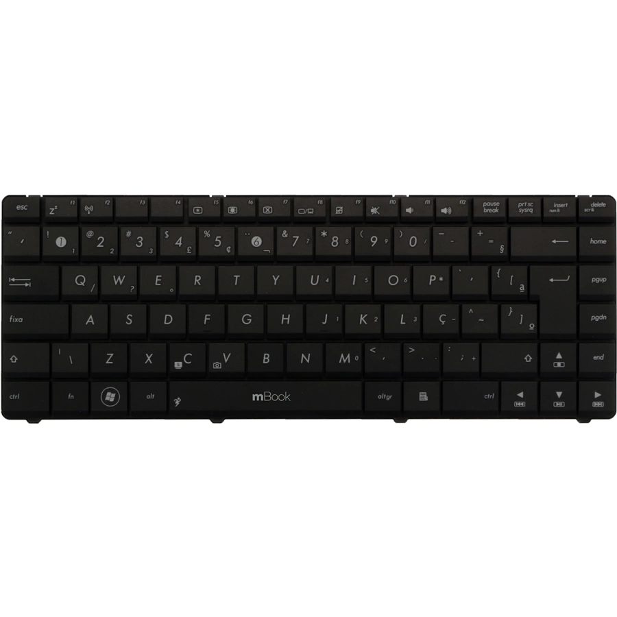 Teclado Aekj2600020 Mp-10a86pa-9201 Asus N43 N43s Abnt Br Ç