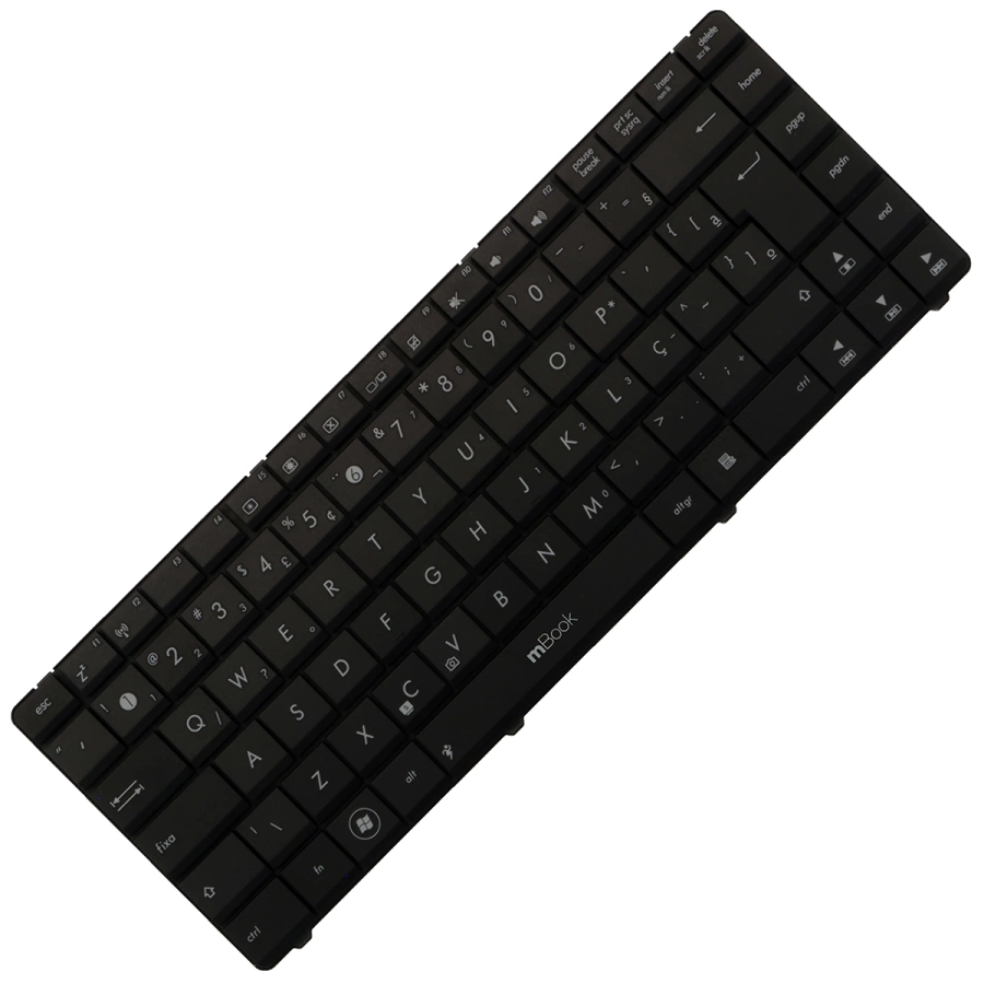 Teclado Aekj2600020 Mp-10a86pa-9201 Asus N43 N43s Abnt Br Ç