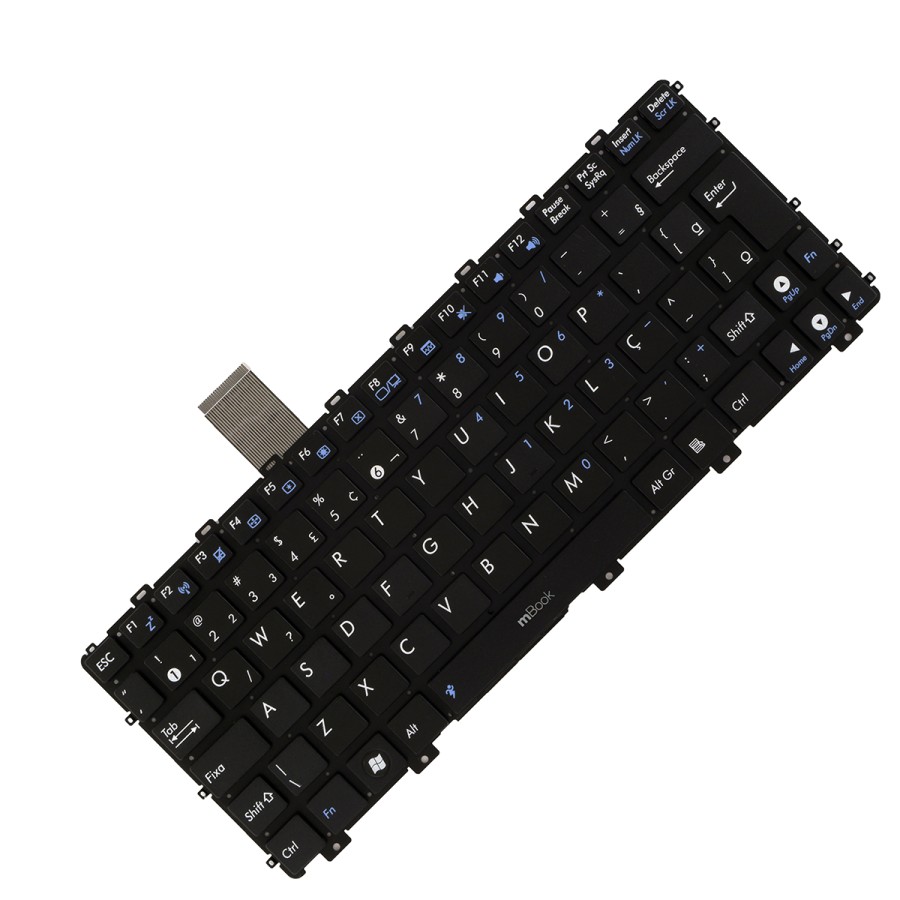 Teclado Asus Eeepc 1011cx 1011px 1015ped Sem Frame Abnt2 Ç