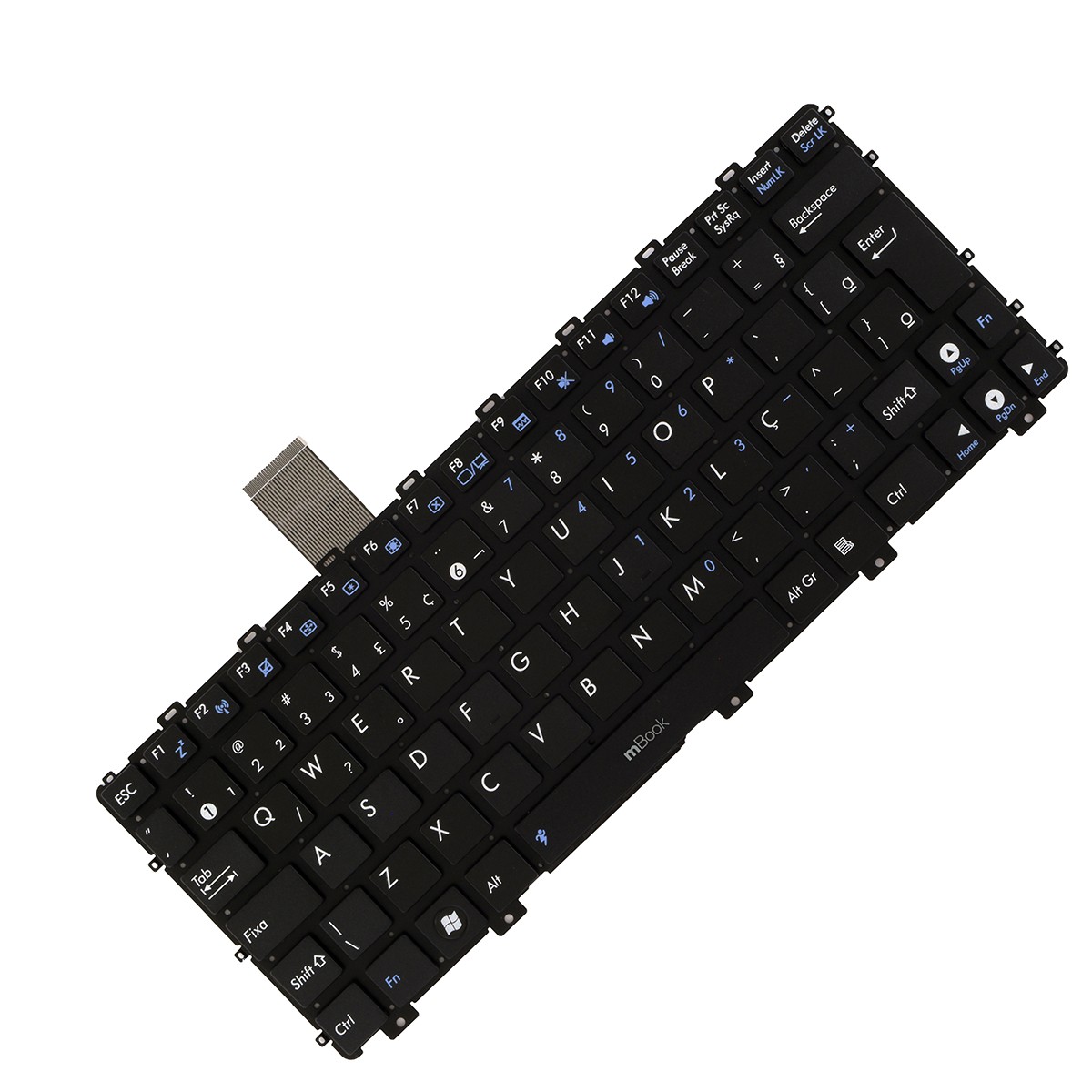 Teclado Asus Eeepc 1015p 1015pe 1015pn Sem Frame Abnt2 Ç