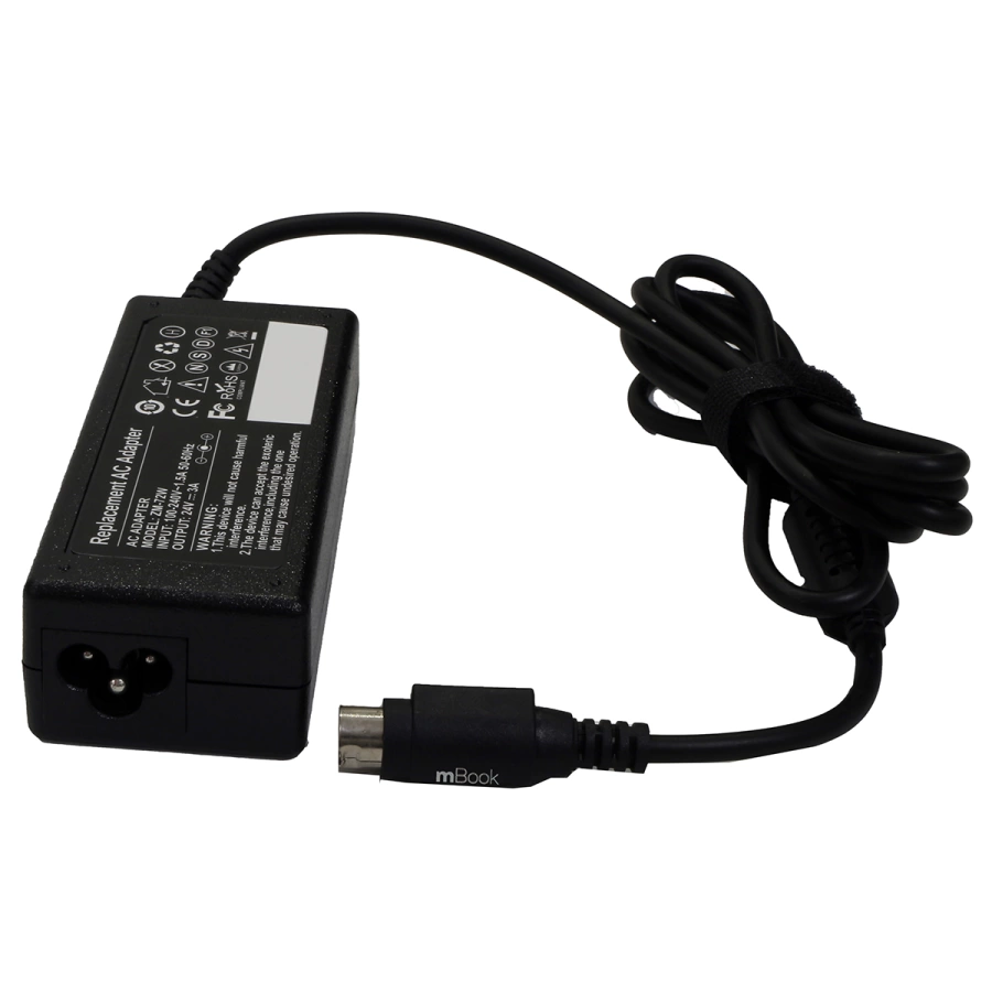 Fonte para Impressora 80 Mp-7000 Fi 24v 2A Plug 3 Pinos