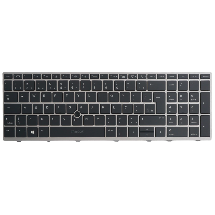 Teclado para note HP 6037b0136125 Com Point, Com Leds