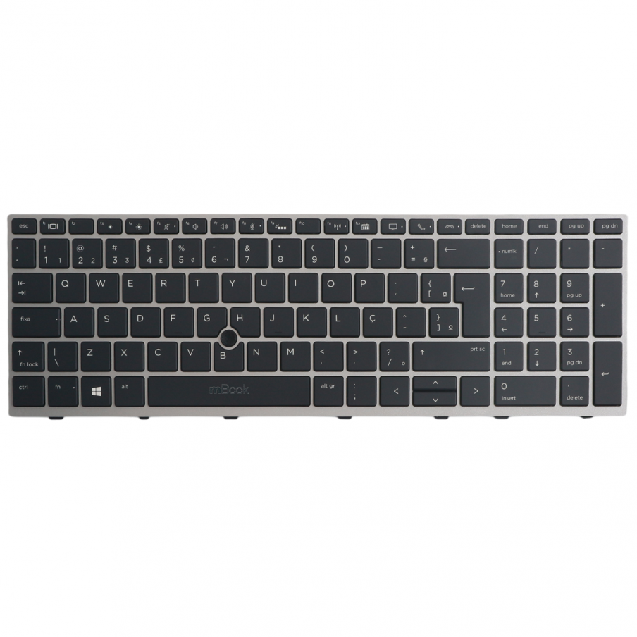 Teclado para note HP Elitebook 755 G5 Com Point, Com Leds