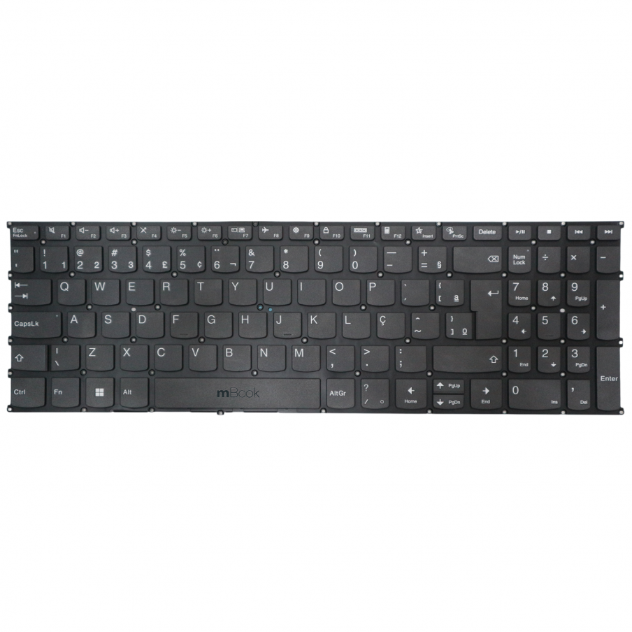 Teclado Para Lenovo Ideapad 1 15IGL7 15IJL7 15ADA7 Sem Led