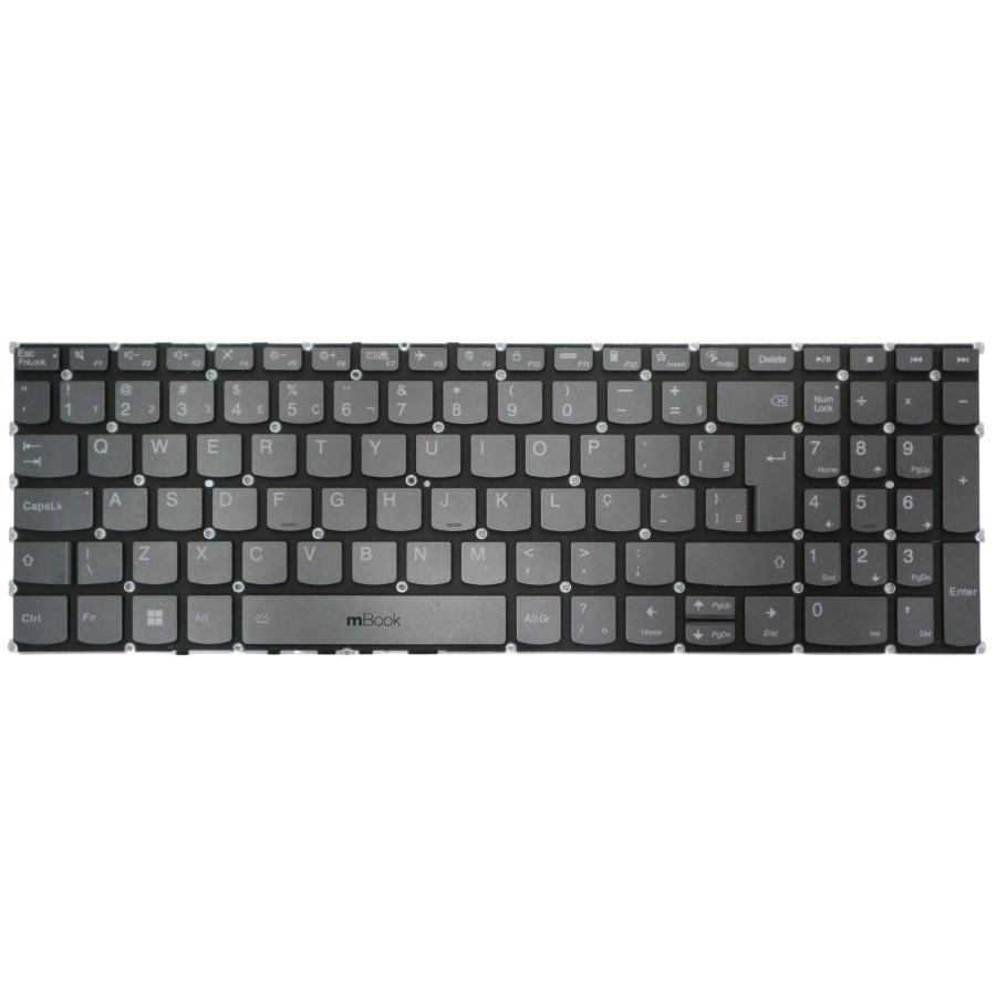 Teclado para Lenovo Ideapad 3 15ALC6 BR COM LEDs