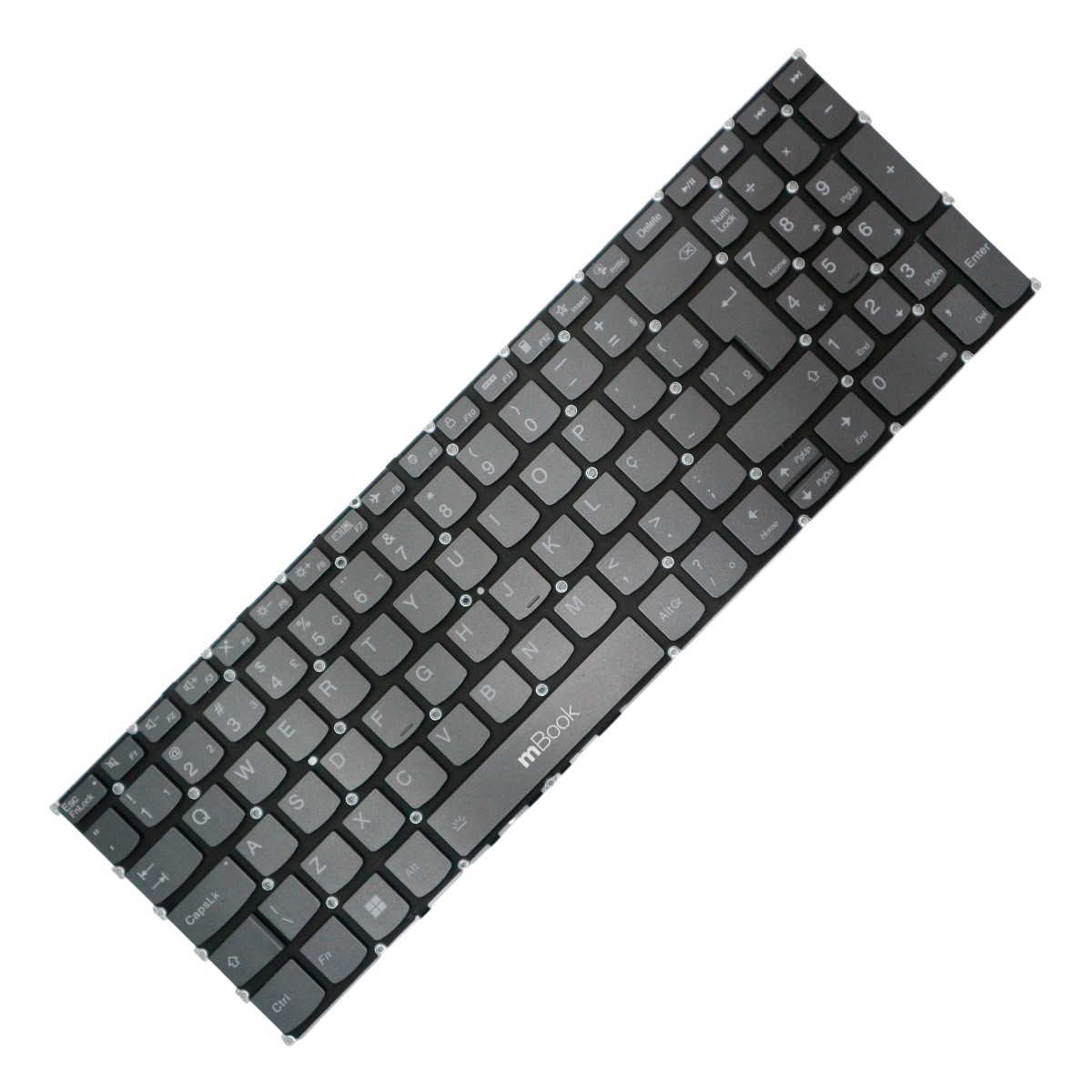 Teclado para Lenovo Ideapad 3 15ALC6 BR COM LEDs Teclado para Lenovo Ideapad 3 15ALC6 BR COM LEDs