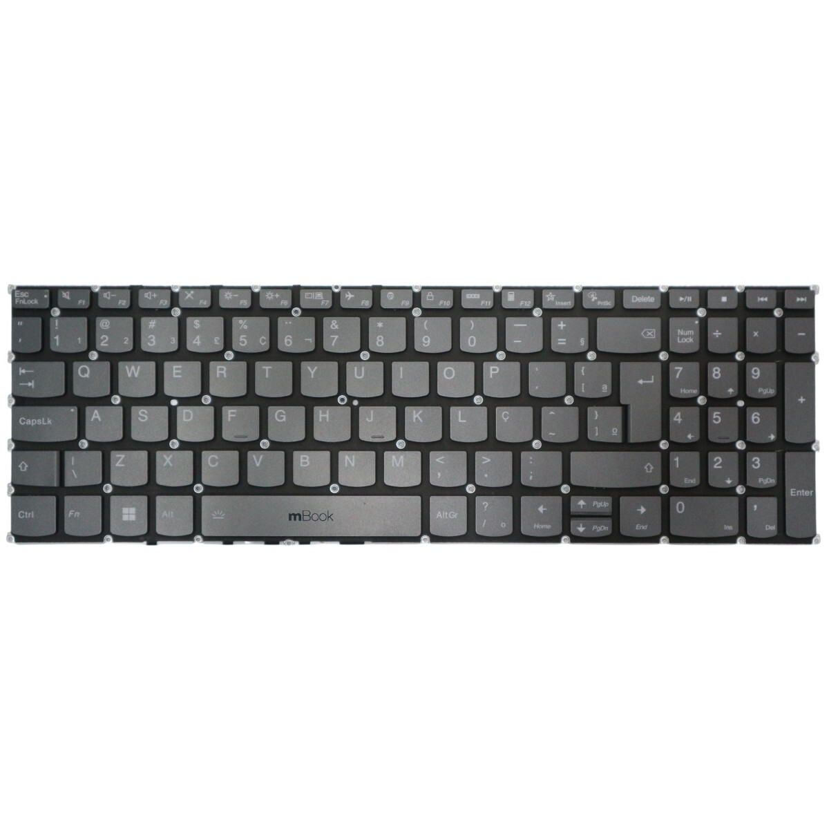 Teclado Para Lenovo IdeaPad 3i 15IT06 82MD000ABR Luminoso, 
