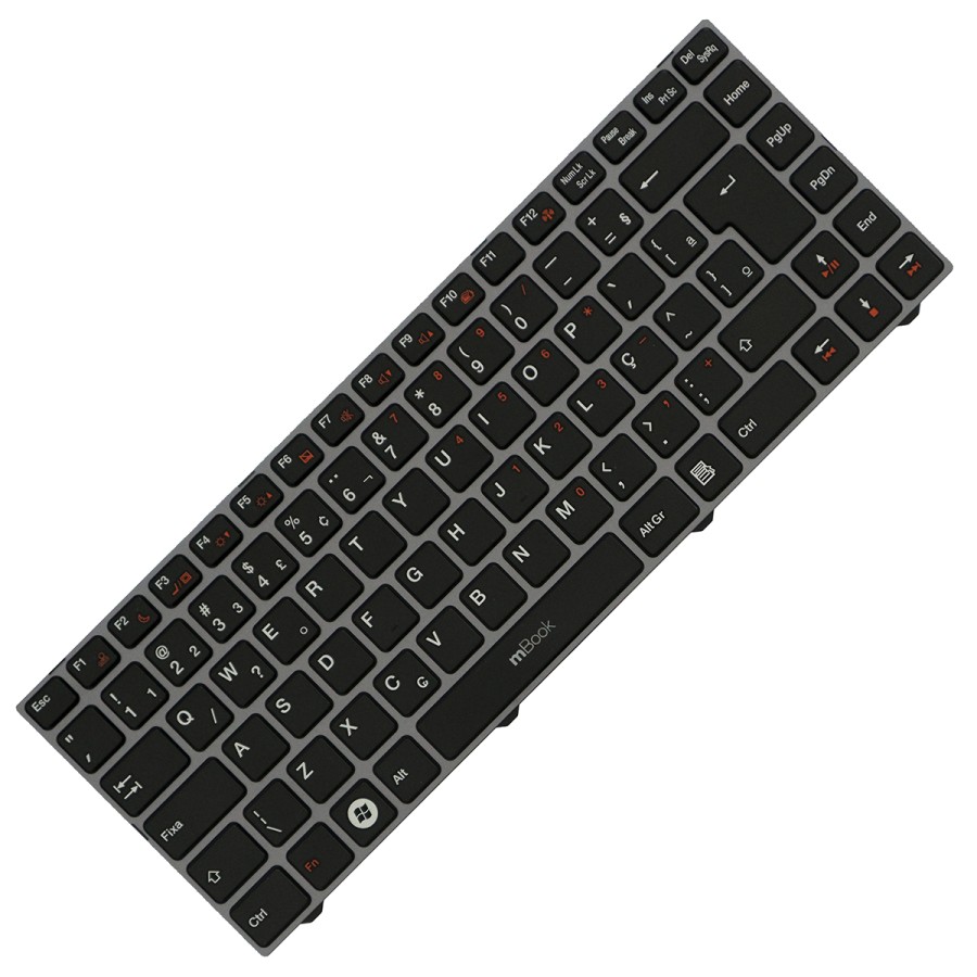 Teclado P/ Login 11p16pa-6985w Mp-11p16pa-c585w Pk130zm1b24
