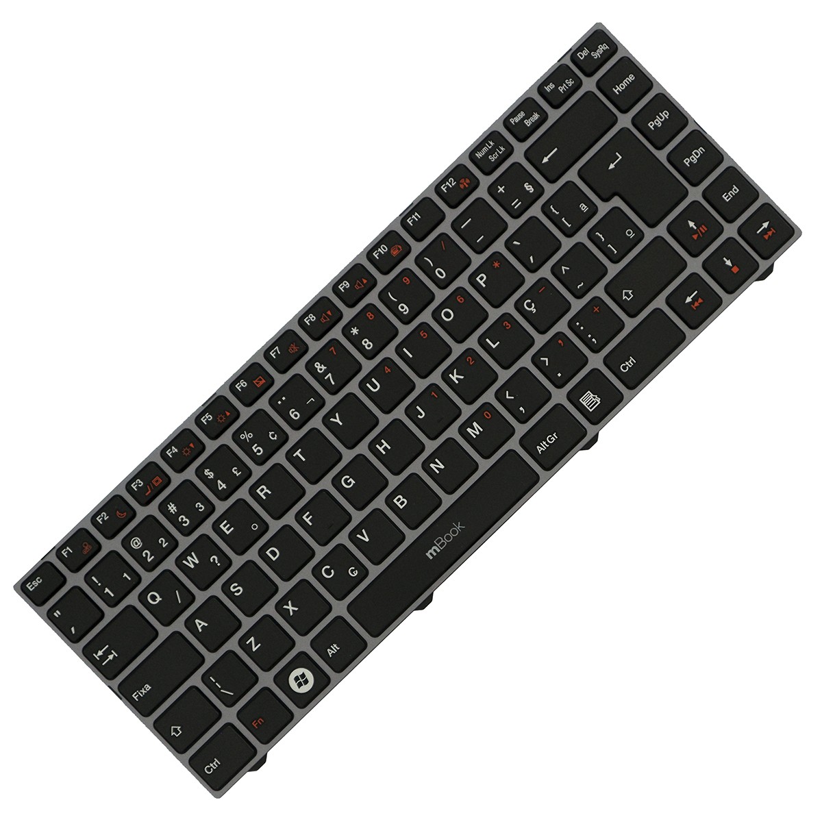 Teclado Compal Qat 10 Qat 11 (ç) Mp-11p16pa-6982 Pk130pr1b24