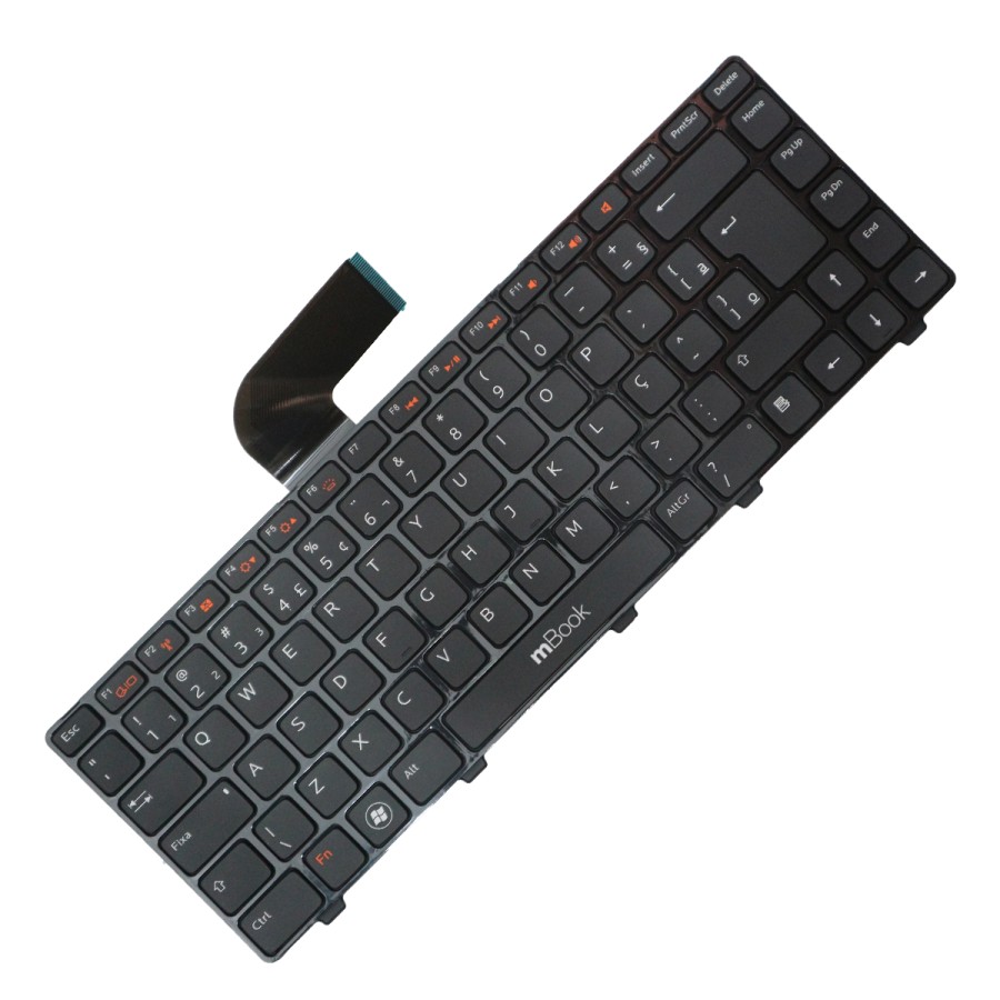 Teclado Dell Inspiron N4110 V119525ar ABNT BR Ç Com LED