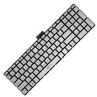 Teclado para HP Pavilion 15-AU000 15-AK017TX Prateado, US