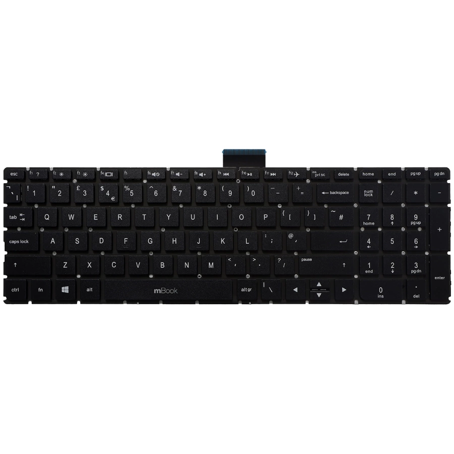 Teclado Pra HP Pavilion 15-BC408TX 15-BC504TX Layout UK