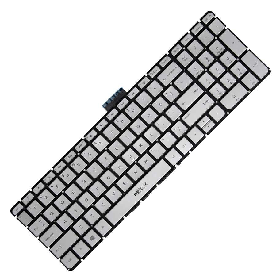 Teclado pra HP Pavilion Envy 17-S000 17-G110NR Prateado, US