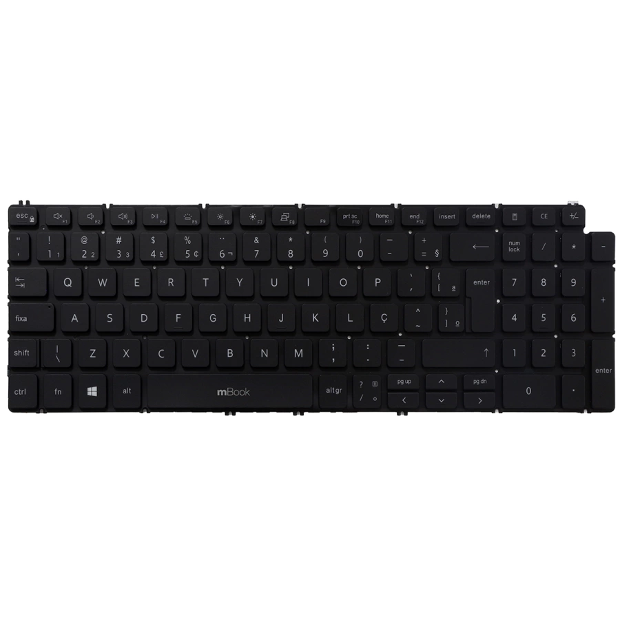 Teclado para note Dell Inspiron 15 P90F Layout PO Com LED