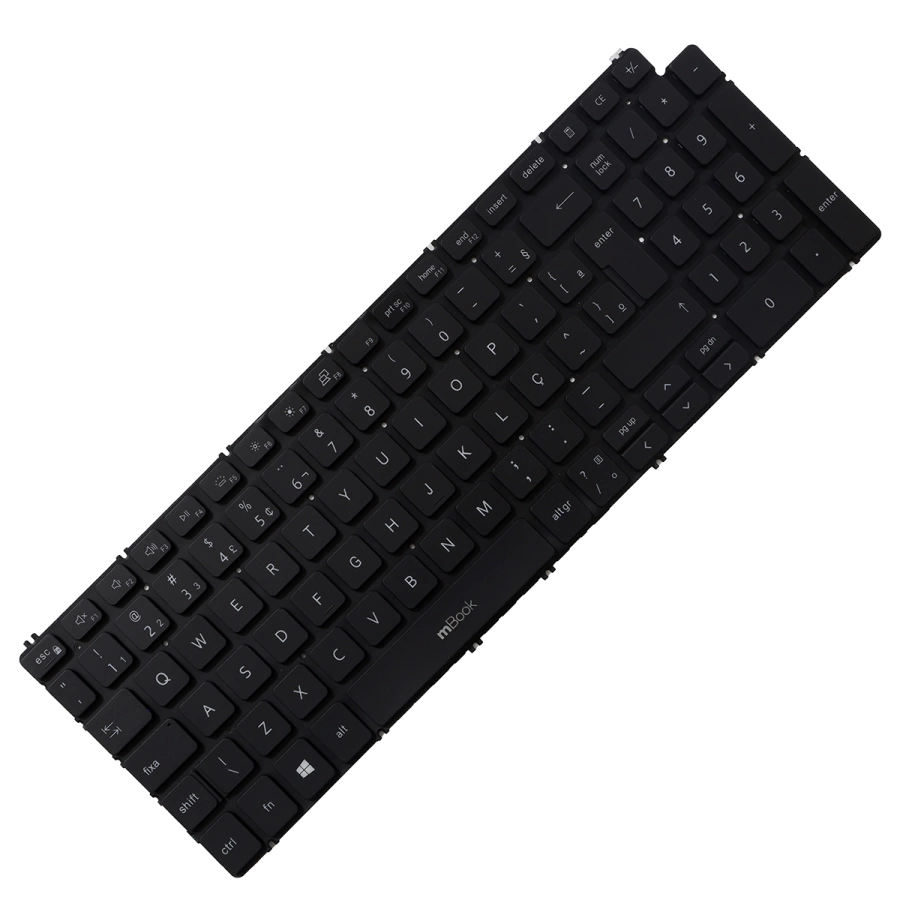Teclado para note Dell Inspiron 15 P90F Layout PO Com LED