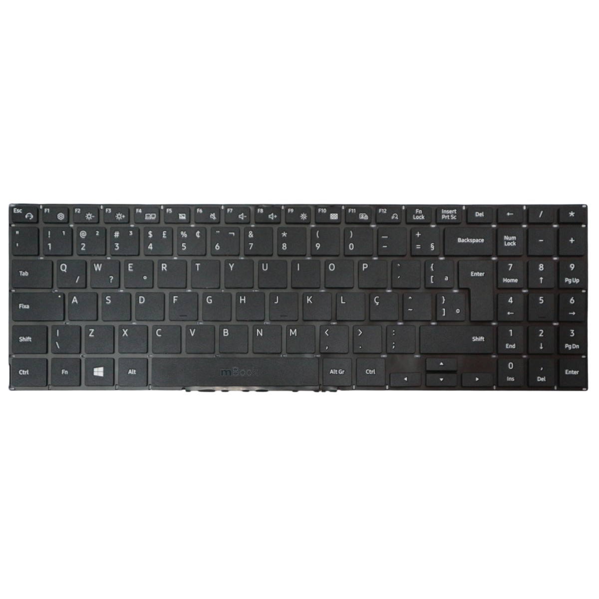 Teclado Para Samsung Book Np550xda-kh2 Br Ba68-13085a, 