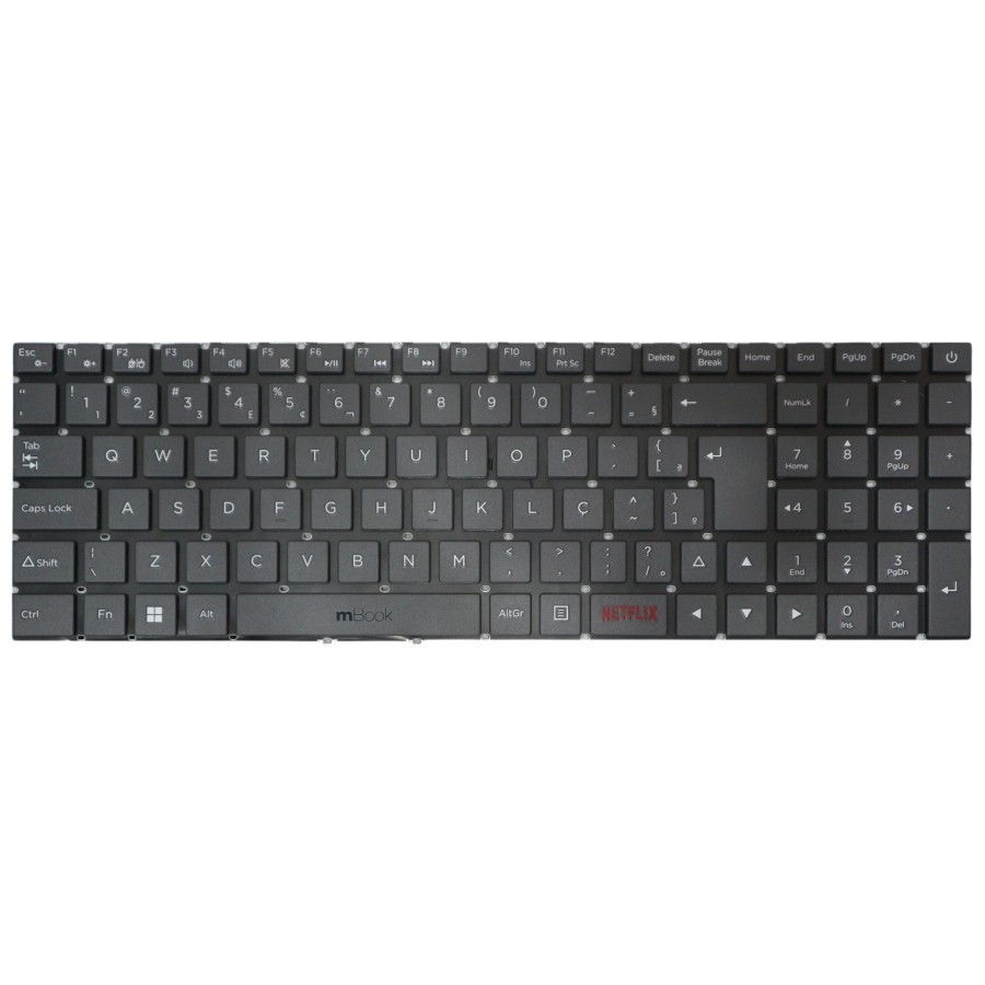 Teclado Notebook Positivo Gray C4128g 15