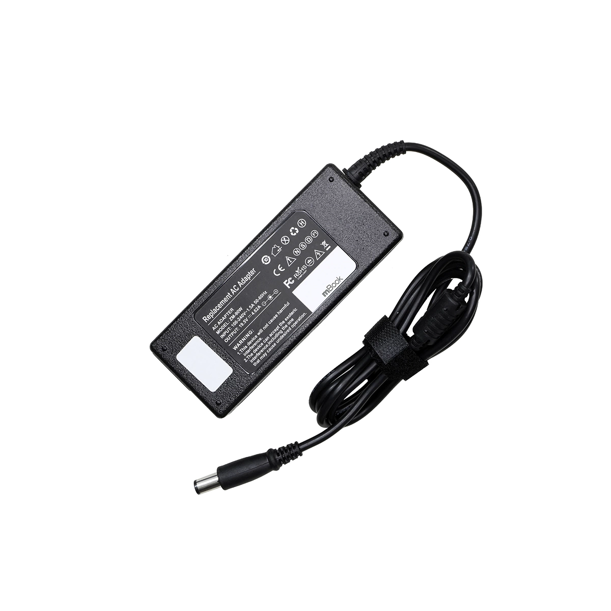 Fonte para notebook Dell W12C 19.5v 4.62a 90w, 