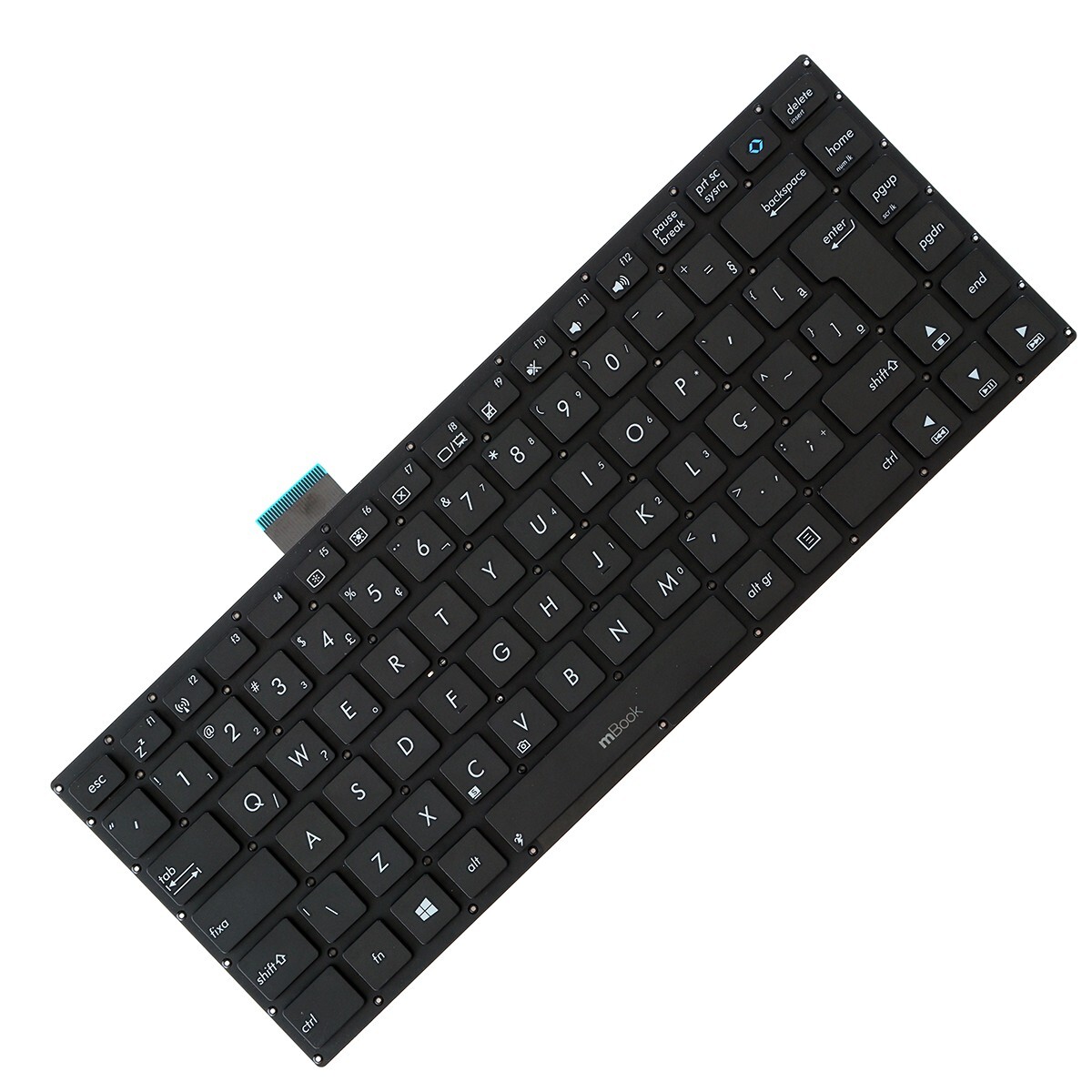 Teclado Asus MP-12F33US-9201 AEXJ7U00010 AEXJ7U01110 ABNT, 
