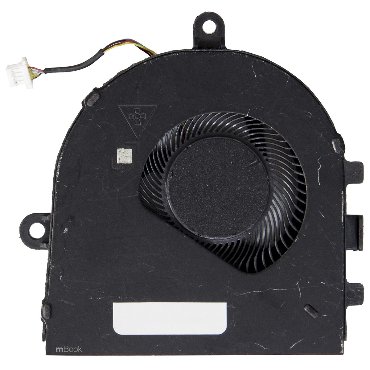Cooler Fan Ventoinha para notebook Dell compatível com PN 0WYGK2 Com Detalhes Estéticos, 