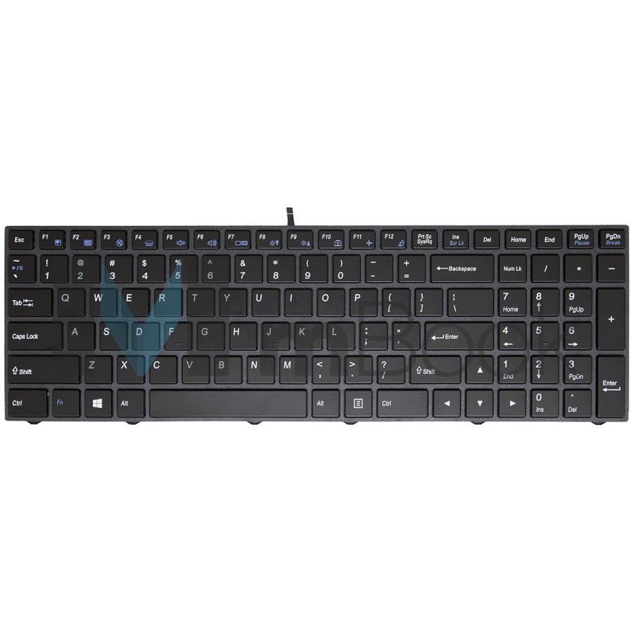 Teclado Compatível com part number 6-80-n25j0-330-1p1