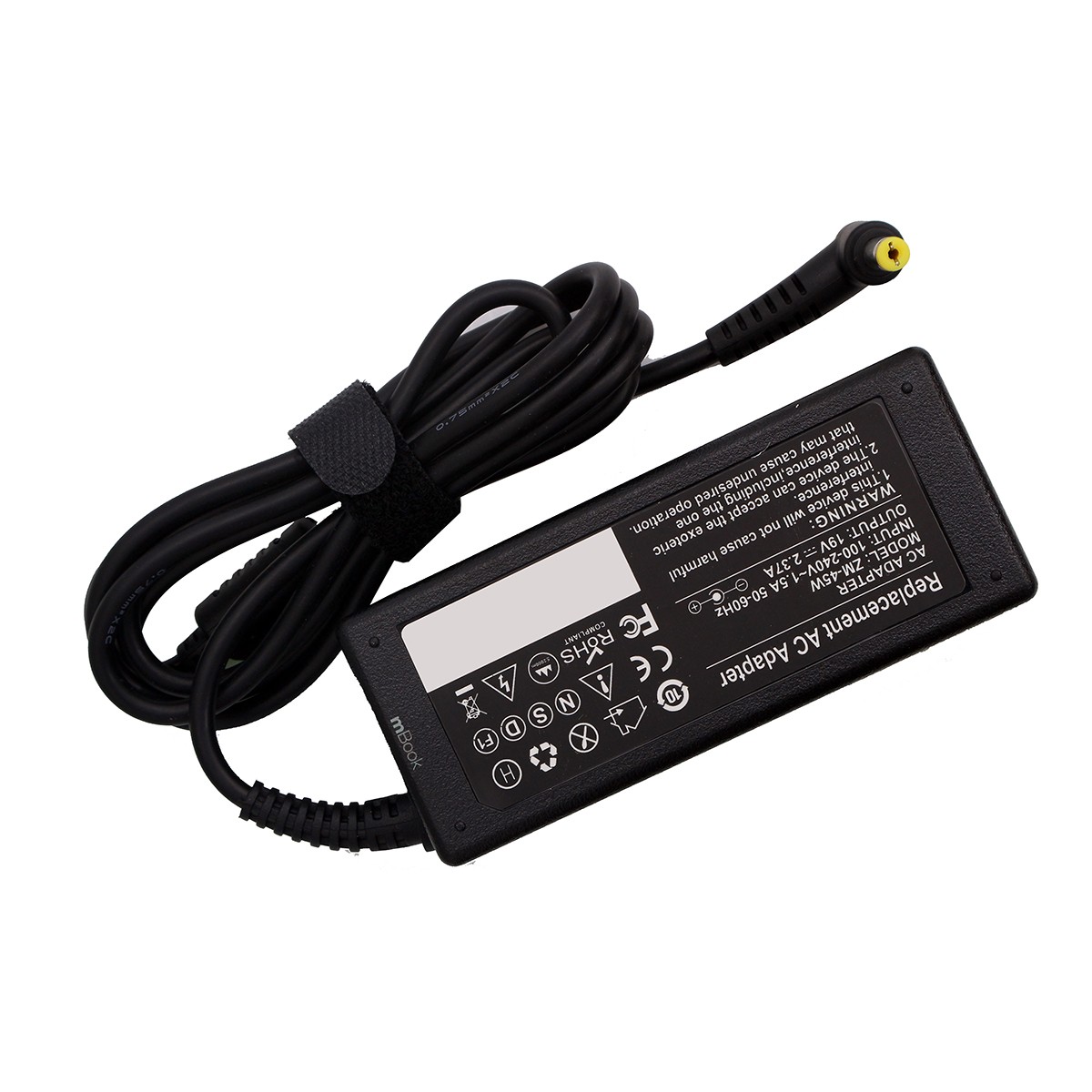 Fonte Carregador Notebook para Acer 19v 2,37a 45w Bivolt, 