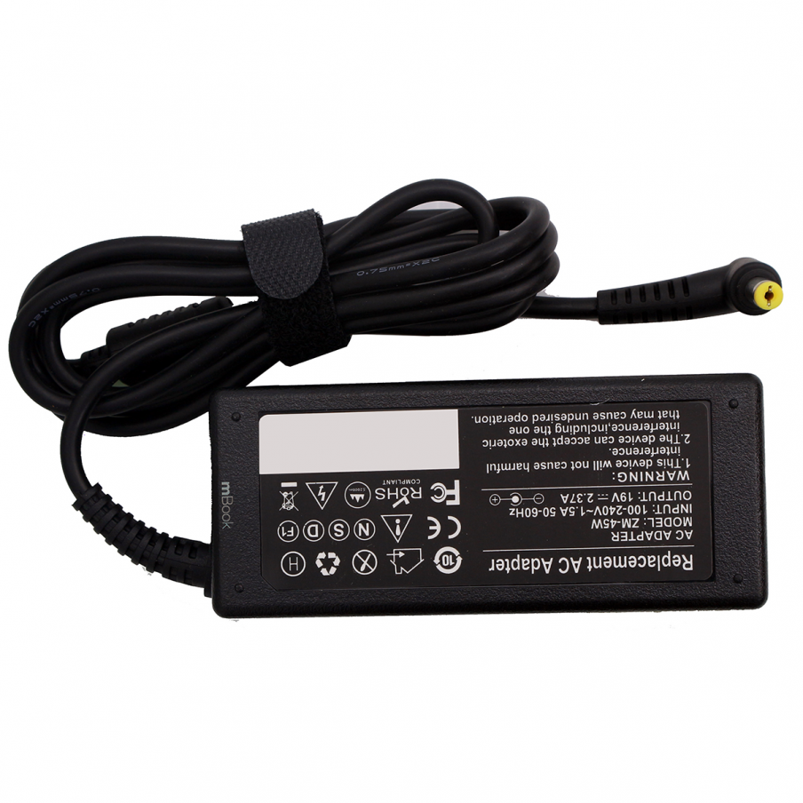 Fonte Carregador Notebook para Acer 19v 2,37a 45w Bivolt