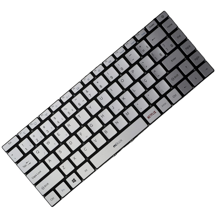 Teclado Para Multilaser Ultra UB532 BR Prateado