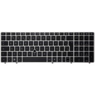 Teclado para HP ProBook 6560B Moldura Prata, 