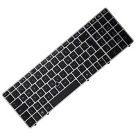 Teclado para HP ProBook 6560B Moldura Prata, 