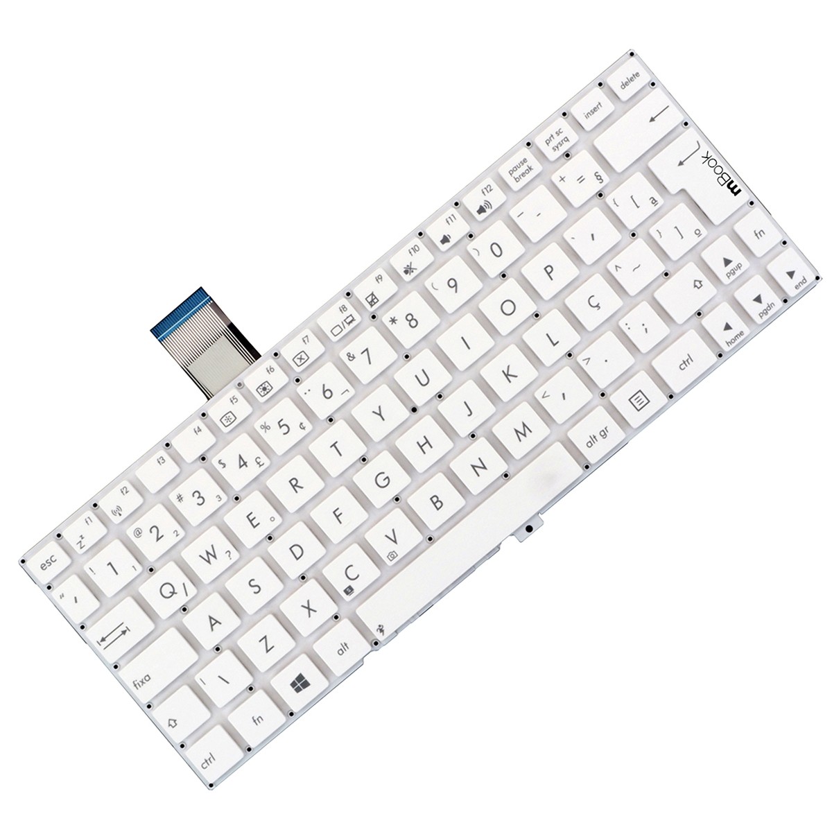 Teclado Asus Vivobook mp-13j26pa-9201 aeejb6000020 Branco BR