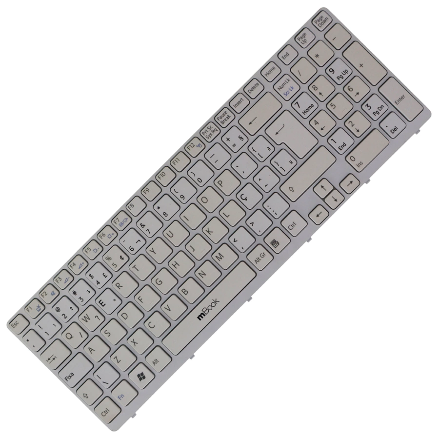Teclado para Sony Vaio mp-11k76fr-920w com Frame