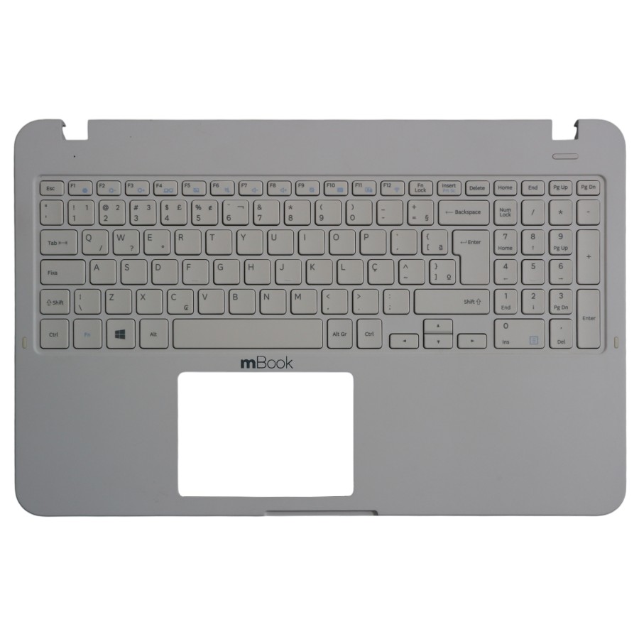 Teclado para Samsung Essentials NP350XAA-KF4BR Branco