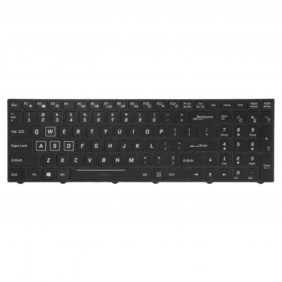 Teclado pra Avell compatível com 6-80-N8500-011-1 LED RGB