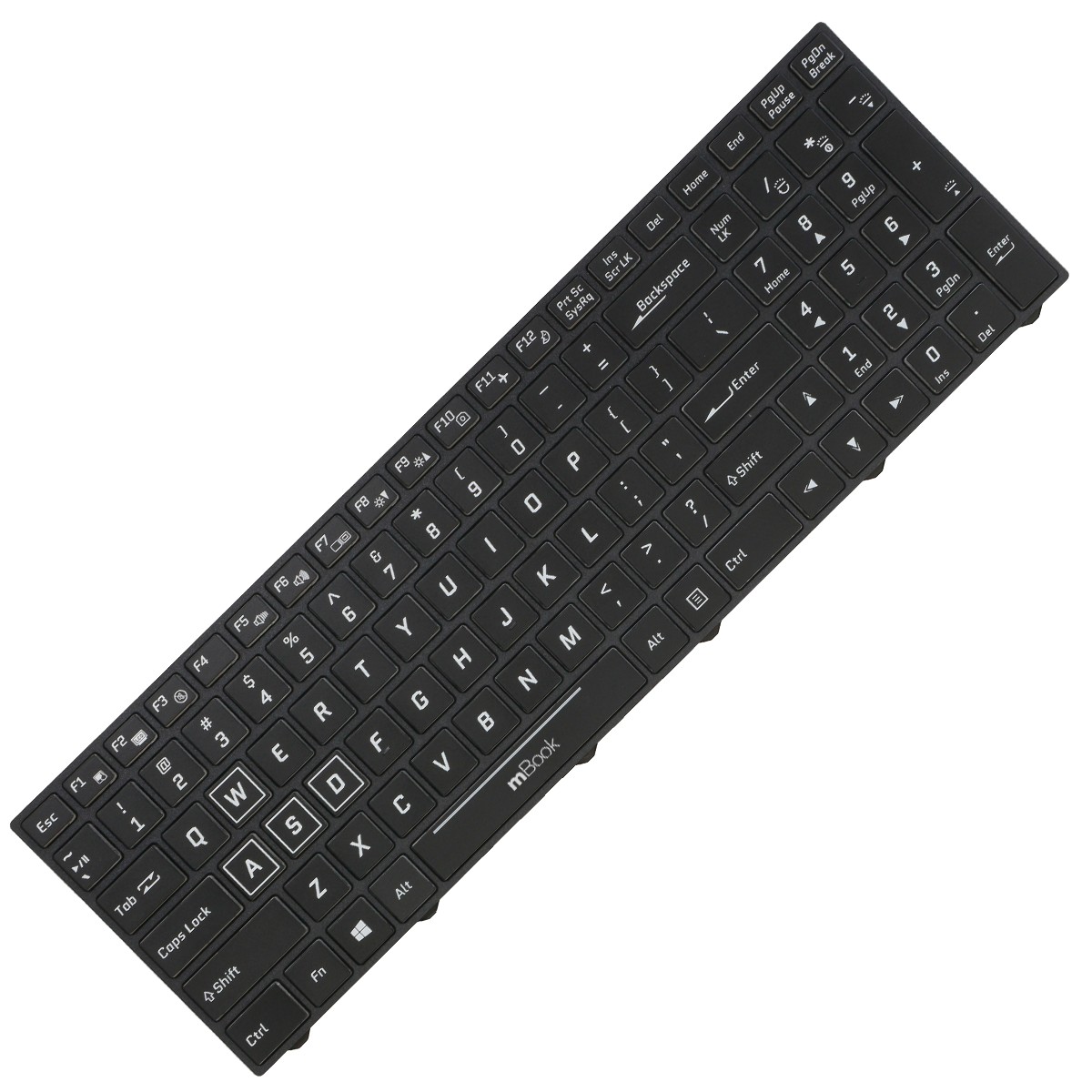 Teclado pra Avell compatível com 6-80-N8500-011-1 LED RGB