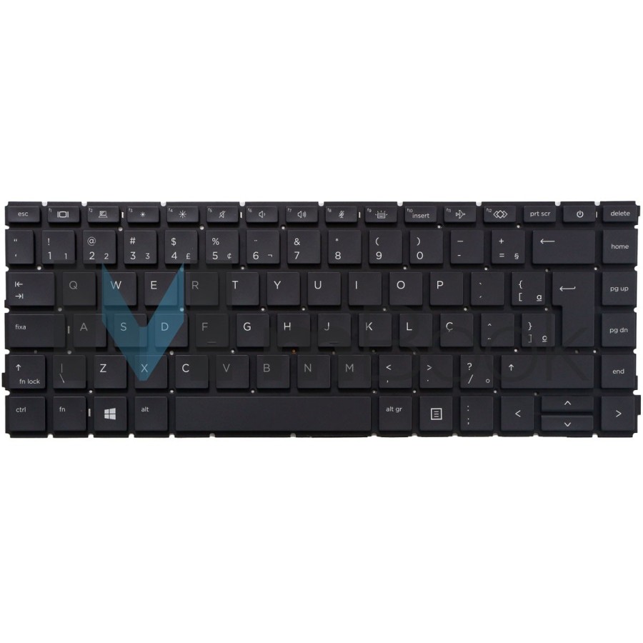 Teclado para HP ProBook ProBook 445 G8 BR com LED