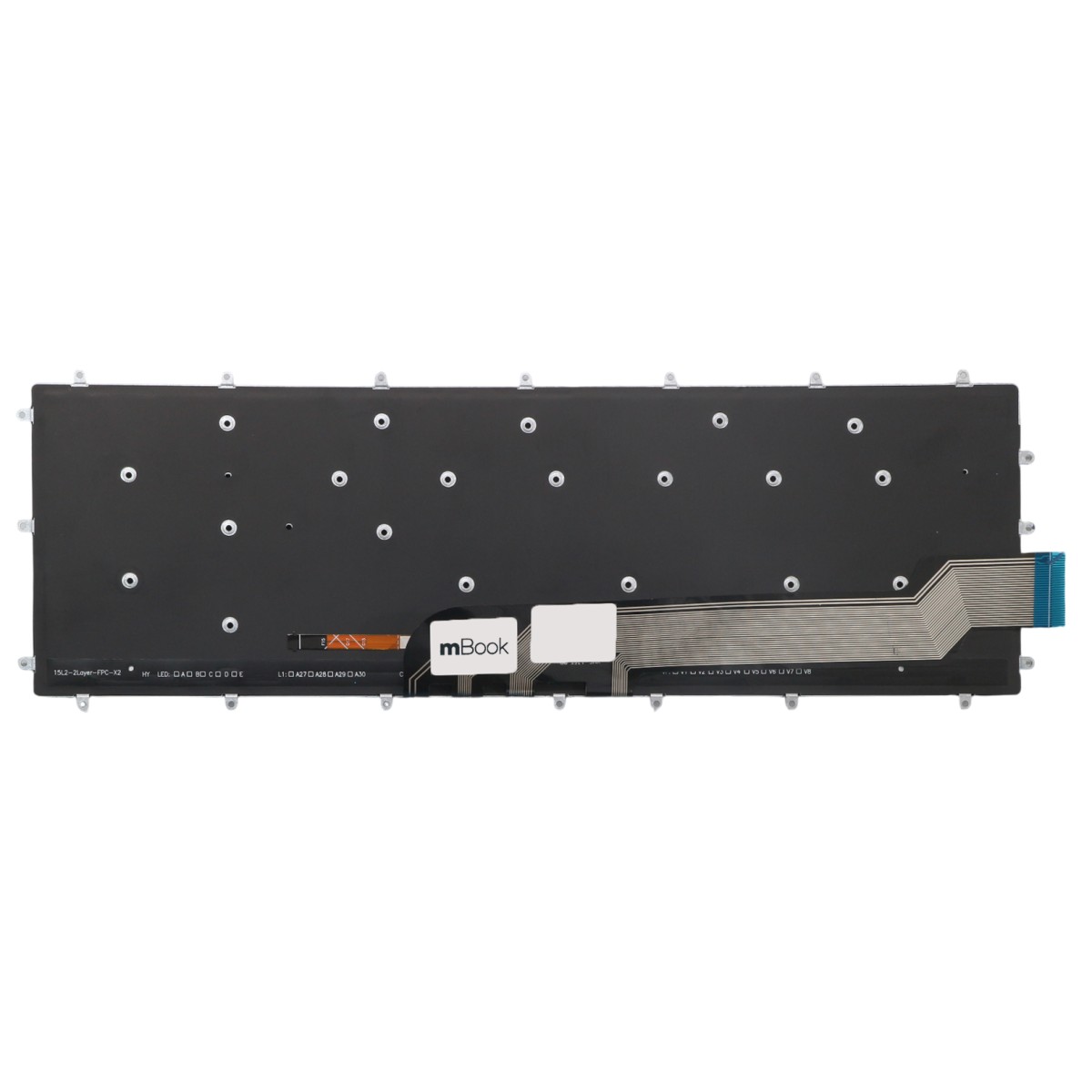 Teclado para Dell Inspiron G5 5590 5587 5567 5567 Azul c Led, 