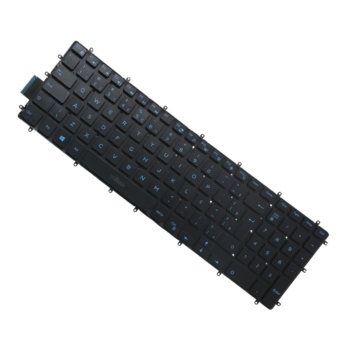 Teclado para Dell Inspiron G5 5590 5587 5567 5567 Azul c Led, 