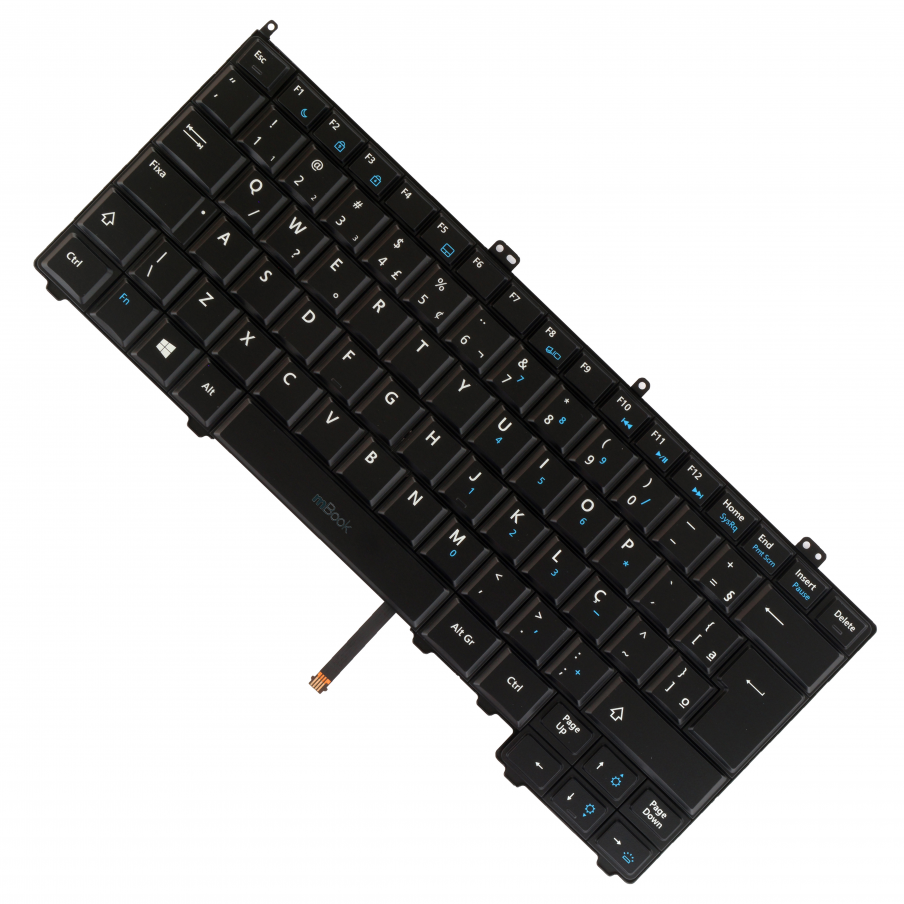 Teclado para Dell compatível com NSK-LDABC 1B Com Led Sem Ps