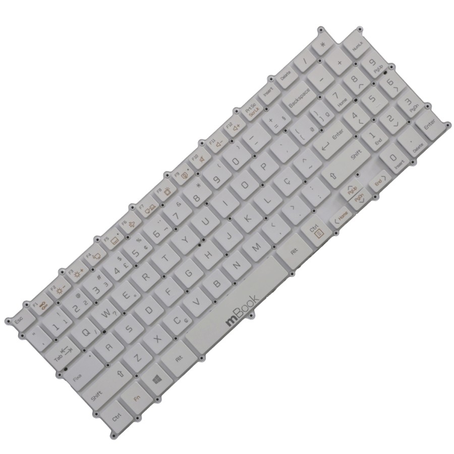 Teclado para notebook compatível com LG Gram 15z980-m