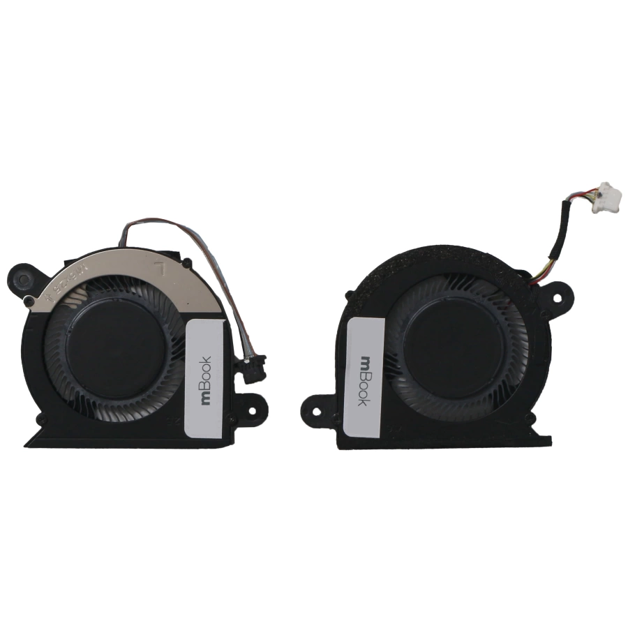 Par Cooler Fan Ventoinha Cpu Gpu para Dell Xps 13 9300, 9310