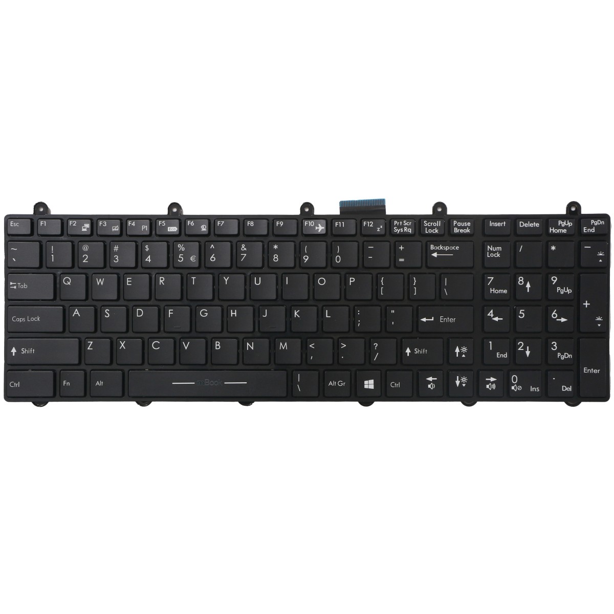 Teclado Para Notebook para MSI GT70 Com Led RGB, 